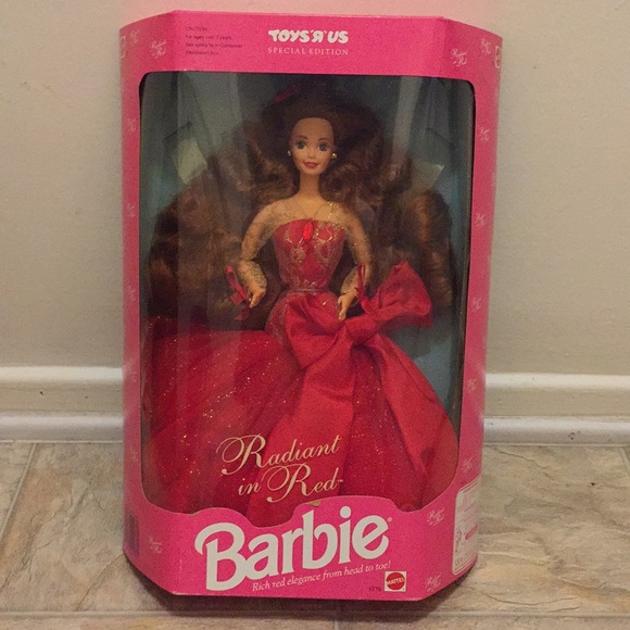 radiant in red barbie